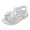 White, variant on Gubotare Toddler Sandals Wide Boys Girls Open-Toe Outdoor Summer Sandals (Toddler/Little Kid/Big Kid) Size 3.5 (Pink,Big Kids 3.5)