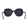 thumbnail image 4 of Womens Polarized Iconic Large Butterfly 90s Designer Style Sunglasses All Black, 4 of 4