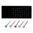 thumbnail image 1 of 60Pcs Nose Studs Set Screw Shaped Steel Decorative Nose Rings Rhinestones Small Pin Steel Decorative Piercing Jewelry Household Women Men Makup Tools, 1 of 8