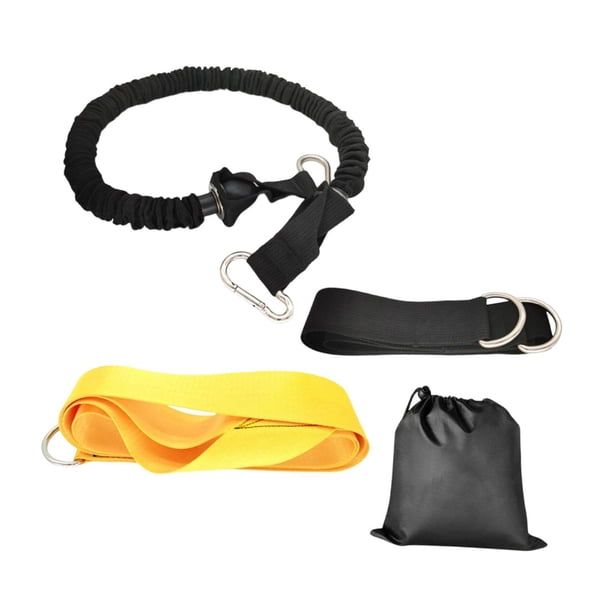 Kit de entrenamiento de resistencia para el hogar, resistente, para interiores, para accesorios de entrenamiento de fuerza Amarillo 40 libras