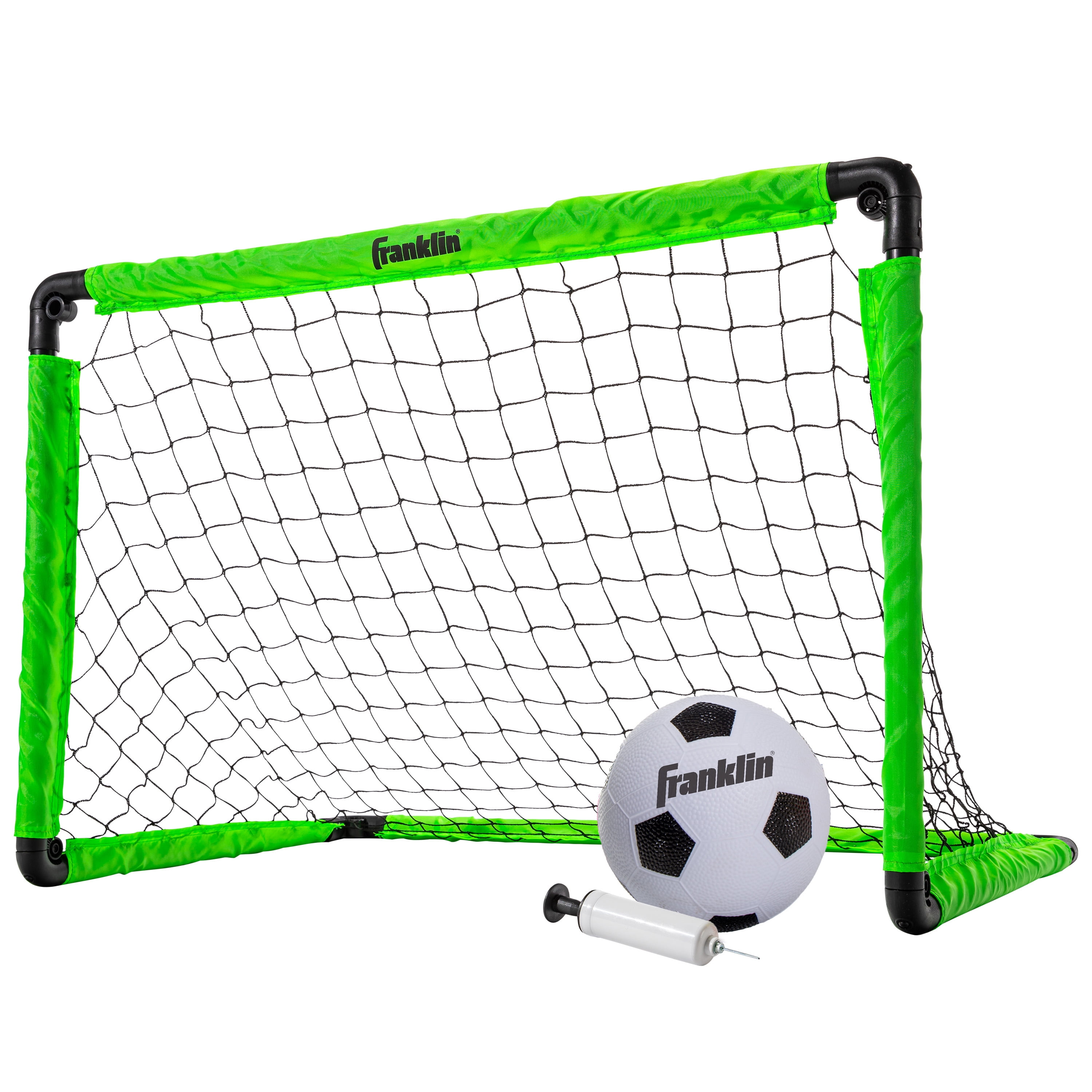 VOSAREA 9pcs Durable Stable Soccer Playing Kit Soccer Set Football Playset Soccer Goals Soccer Balls for Backyard Garden Lawn Park 