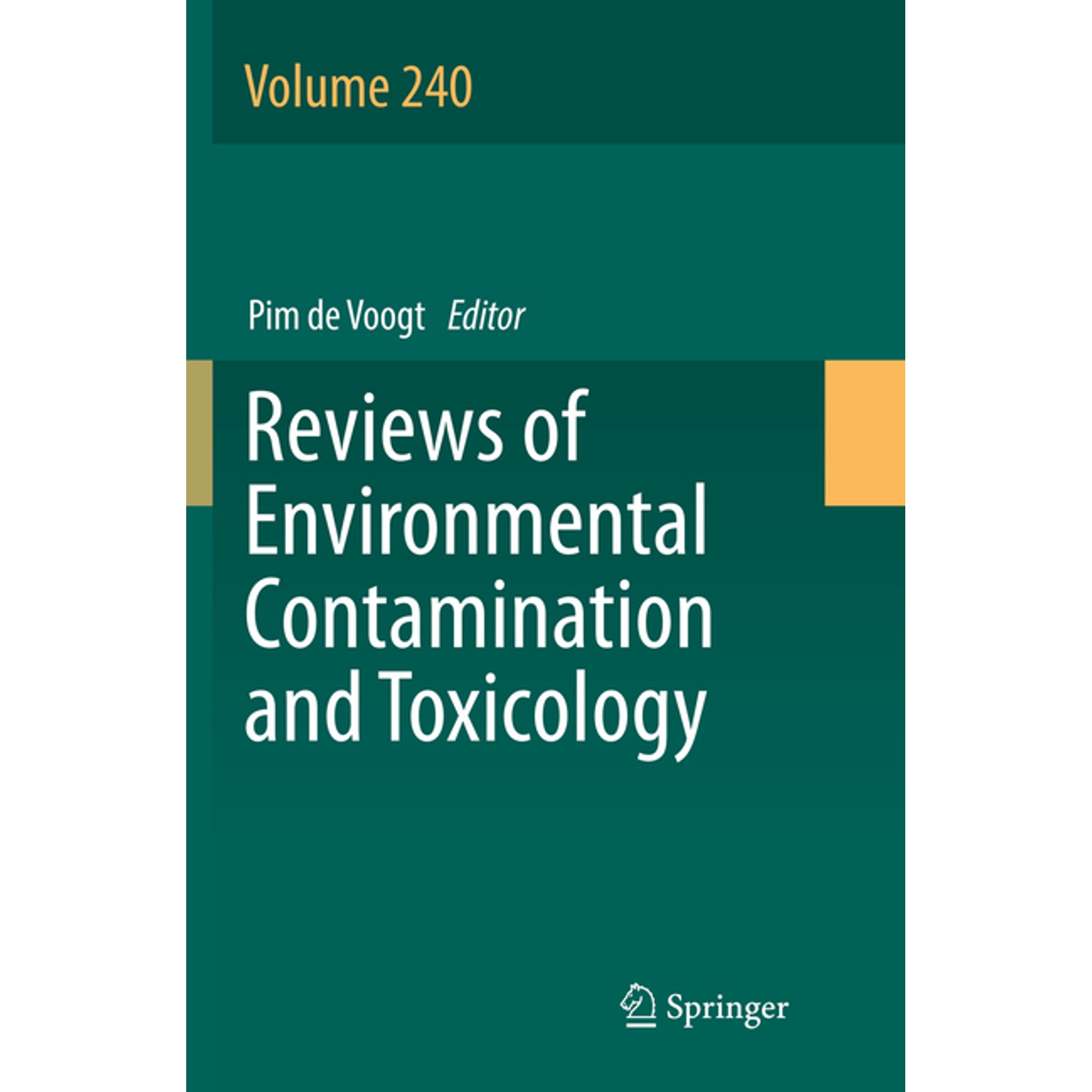 Reviews of Environmental Contamination a Reviews of Environmental Contamination and Toxicology Volume 240 Book 240 (Paperback)