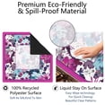 thumbnail image 4 of Purple Mahjong Mat with Rules, 31.5*31.5in Anti Slip American Mahjong Mat for Table, Noise Reduction, Neoprene Mah jongg Mats with Carrying Bag & 3 Dices, Mahjong Set Gift, Board Tile Games Mats, 4 of 7