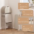 thumbnail image 3 of Rectangle Folding Table, Card Table with Anti-Slip Feet Caps, Scratch & Stain Resistant, Collapsible Legs Portable for Indoor Outdoor Dining Office, 3 of 12