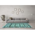 thumbnail image 3 of Ahgly Company Indoor Rectangle Persian Light Blue Traditional Area Rugs, 4' x 6', 3 of 4
