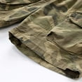 thumbnail image 4 of DDAPJ pyju Mens Cargo Shorts Camouflage Casual Hiking Shorts Cotton Ripstop Tactical Shorts Lightweight Outdoor Work Shorts with Multi Pockets Khaki L, 4 of 6