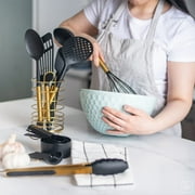 Styled Settings Black and Gold Silicone Kitchen Utensils Set