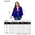 thumbnail image 5 of Womens Plus Size Casual Long Sleeve Blazer Open Front Cardigan Work Office Jacket Suit Blazer, 5 of 5