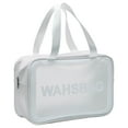 thumbnail image 1 of Coofit Toiletry Bag Large Capacity Waterproof Zipper Travel Cosmetic Pouch Shaving Bag, 1 of 10