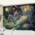 thumbnail image 3 of (Ship In 24HR) Life Girl Galaxy Trippy Novelty Abstract Wall Tapestry, 3 of 6