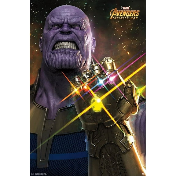 Marvel Cinematic Universe - Avengers - Infinity War - Thanos Wall Poster, 22.375" x 34"