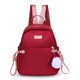 thumbnail image 1 of Women's Backpack Large Capacity Casual Travel Bagpack Simple Solid Color Shoulder Bag High Quality Nylon Cloth Racksack Mochilas, 1 of 5