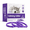 Purple, variant on Dog Calming Collar, 3 Pack Adjustable Pet Collar for Dogs, 24.5 in Trim-to-Fit Collar for Travel, Grooming, Fireworks & Outdoor Use