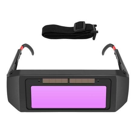 

Welding Goggles Solar Powered Auto Darkening Welding Mask Goggles Welder Glasses with Elastic Headband
