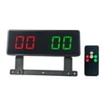 thumbnail image 2 of Marcador electrónico de billar con control remoto, robusto y multifuncional para baloncesto, 26 x 9,5 x 3 cm, marcador digital portátil., 2 of 8