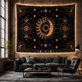 thumbnail image 6 of Astrological Entirely Human with Face Profile Facing Right, Serene Boho for Boho Decor Lovers, Desert Sunset Wall Art, Graduation Gift, Tapestry Wall Hanging for Bedroom and Dorm, 6 of 7
