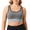 Gray, variant on Sports Bras for Women High Support Wirefree Padded Workout Bras Comfortable Athletic Yoga Bra Tops for Running Training Fitness Gym