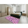 thumbnail image 5 of Ahgly Company Machine Washable Indoor Rectangle Transitional Orchid Purple Area Rugs, 7' x 10', 5 of 7