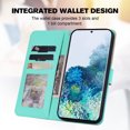 thumbnail image 4 of Compatible avec Samsung Galaxy S20 5G Étui Portefeuille Motif Animaux Mignons avec Fentes pour Cartes Couverture Rabattable, 4 of 5
