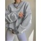 thumbnail image 4 of Sudadera con capucha informal con estampado de letras para mujer, sudadera de manga larga con cuello redondo estilo Harajuku de gran tamaño, ropa para mujer, jersey para invierno y otoño, 4 of 5