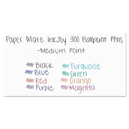 Paper Mate InkJoy Retractable Ballpoint Pen, 1mm, Assorted, 24/Pack