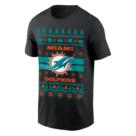 Vendor License Nfl Dolphin Xmas Tee
