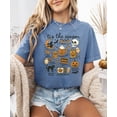 thumbnail image 3 of Tis The Season Halloween Shirt for Women & Teens Tremdy Fall Things Tee Blue Jean Shirt Adult Large, 3 of 4
