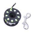 thumbnail image 2 of Naiovety Carrete de buceo, carretes de 30 m, accesorios para deportes al aire libre con gancho de seguridad Deportes acuáticos Negro Naiovety OD020948-02, 2 of 6