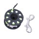 thumbnail image 1 of Eigraketly Carrete de buceo, carretes de 30 m, accesorios para deportes al aire libre con gancho de seguridad Deportes acuáticos Negro, 1 of 6