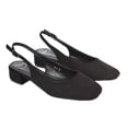 thumbnail image 4 of XY London Womens Jilly Sling Back Low Block Heel Court Shoes, 4 of 5