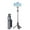B, variant on Premium Aluminum Alloy Selfie Stick with Tripod & Phone Stand, 19-75cm Extendable, Anti-Shake Sensor, Horizontal/Vertical Screen Switch for Live Streaming/Vlogging/Video Conferencing