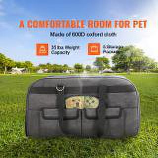 KFFKFF Cat Carrier with Wheels Rolling Pet Carrier with Handle 35 lbs Black for Cat Dog Small Medium Animals Kitten Puppy