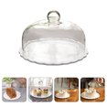 thumbnail image 7 of Nuolux Cake Dome Cover Glass Food Stand Dessert Display Plate Serving Platter Cloche Cupcake Clear Cheese Tray Lid Server, 7 of 7