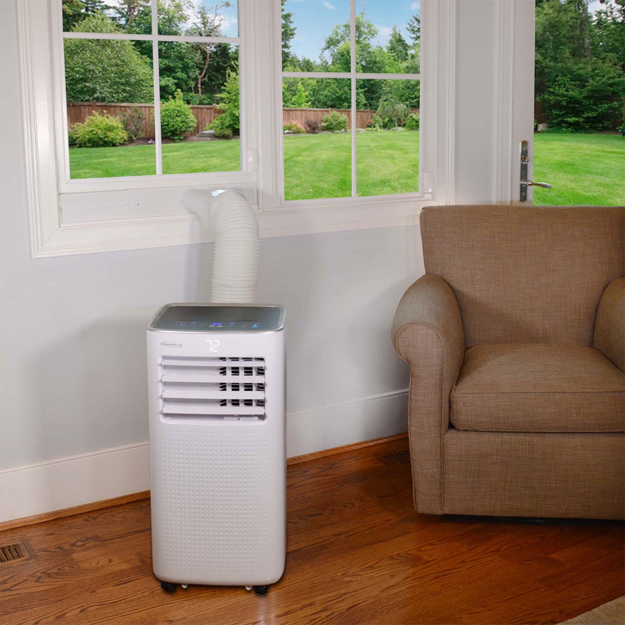 SoleusAir 14,000 BTU Portable Air Conditioner with 11,000 BTU Supplemental  Heat and MyTemp Remote Control 