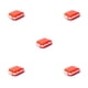 thumbnail image 1 of Naiovety Caja de pastillas Contenedor Semanal Organizador de tabletas Estuche de almacenamiento Tabletas Divisor Senderismo Camping Interior Exterior naranja 5piezas Naiovety CBP193474, 1 of 5