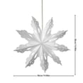 thumbnail image 3 of Cqxid Hangs Under $10 Paper Snowflakes With Lights Light Up Paper Snowflakes Snowflake Paper Paper Snowflake With Lights Lighted Paper Snowflakes For Winter Christmas Interior Decoration, 3 of 9