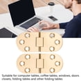 thumbnail image 3 of Brass Folding Flip Top Hinge Rustproof 180 Degree Flap Hinge Sewing Machine Table, 3 of 7
