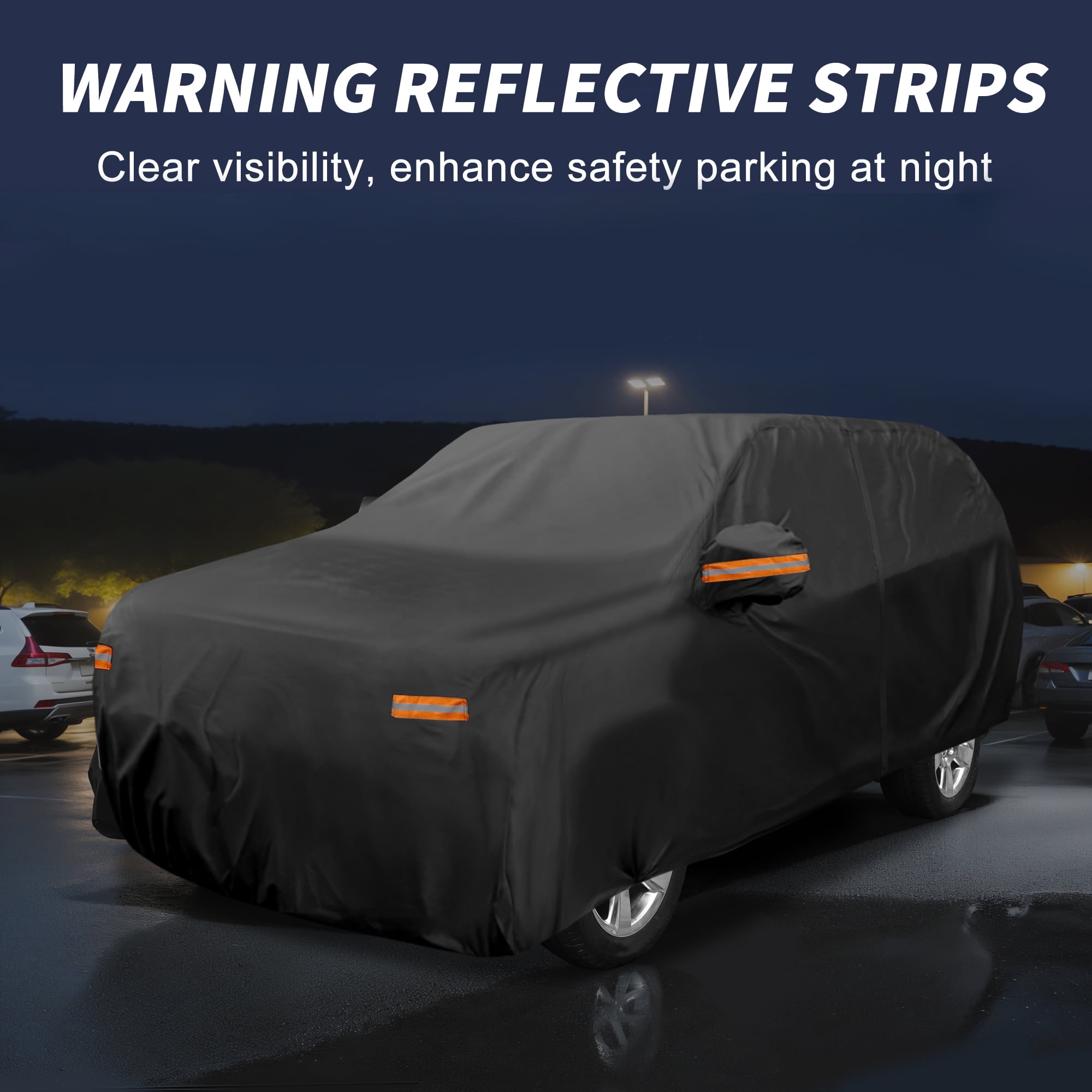 Unique Bargains Aluminum Car Cover for Ford Expedition 212.6"x79.13"x64.96"