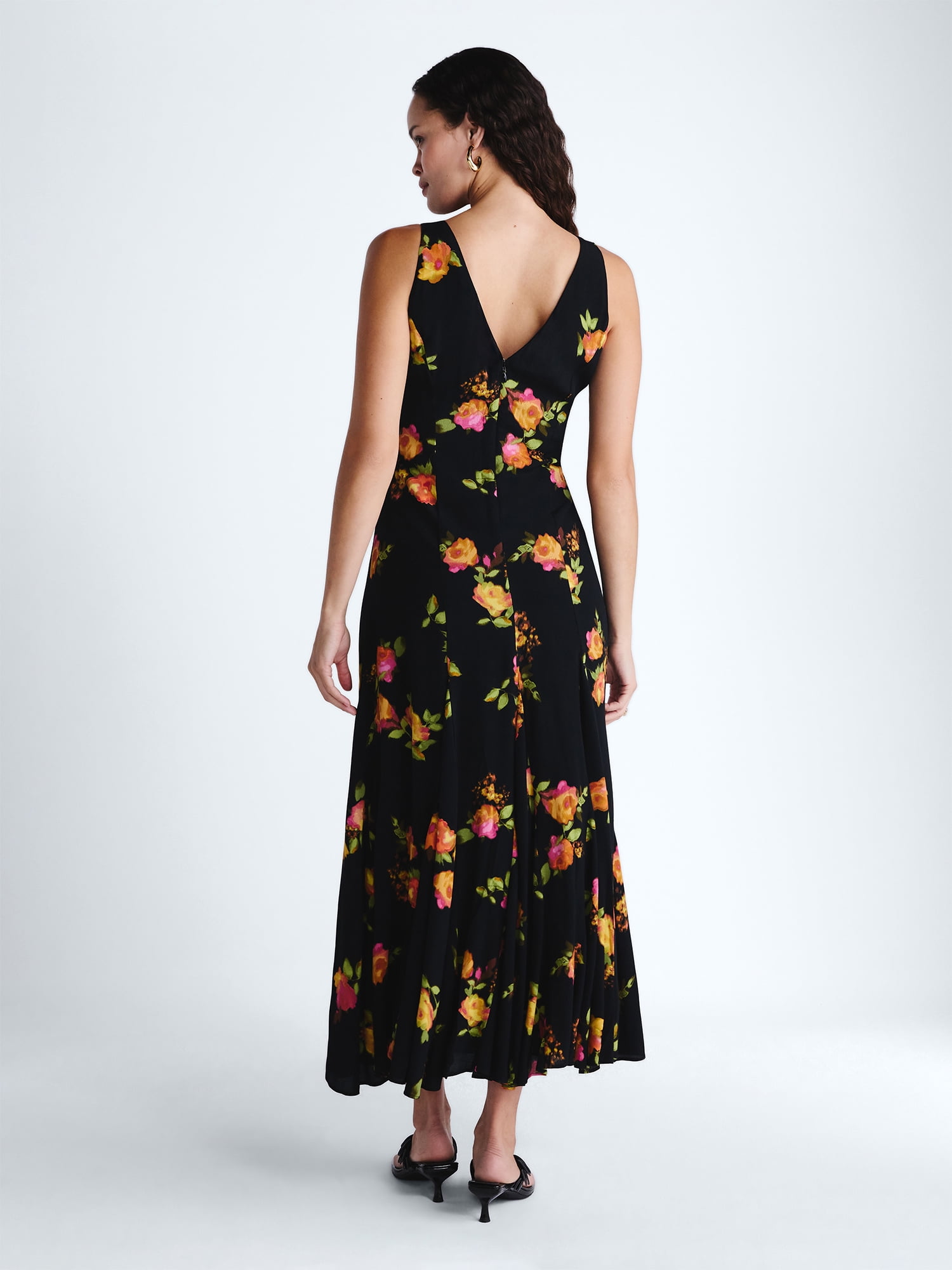 Scoop Women's and Women's Plus Maxi Godet Dress, Sizes 0-26W
