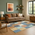 thumbnail image 7 of Addison Rugs Mayfield Premium Machine Washable Transitional Geometric Rust Rectangle Rug, 9' x 12', 7 of 7