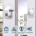 thumbnail image 2 of Cerraduras de seguridad para ventanas Paquete de 3 autoadhesivos Restrictor de ventana para bebés con llave Cerraduras de ventana Upvc Cerradura de cable de seguridad para niños Afortunado Sencillez, 2 of 5
