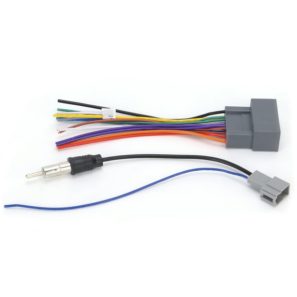 20-Pin Radio Wiring Harness For Honda & Acura (1998-2010) - Aftermarket Stereo Install For Accord, Civic, CR-V, Odyssey & More