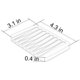thumbnail image 2 of Silicone Soap Dish for Shower, Bar Soap Holder, Soap Saver with Drainer, Soap Tray for Bathroom Kitchen, Self-draining Waterfall, Easy Cleaning (Pack of 3) (White), 2 of 5