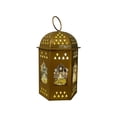 thumbnail image 2 of VALSEEL Mini Lantern With LED Ramadan Lantern Decoration Mini Lantern Decor With Candles Hanging Lanterns For Ramadan Decor Christmas Wedding Table Centerpiece Decor, 2 of 6