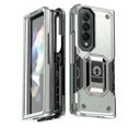 thumbnail image 1 of Funda Super Case para Samsung Z Fold 4, compatible con soporte magnético para coche, protección total de 360°, soporte de anillo, 1 of 5