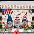 thumbnail image 4 of BNNG Independence Day Doormat American Patriotic Gnomes And Flag Colorful Floral Doormat Front Door Mat Door Mat for Independence Day Home Office Decoration, 4 of 9