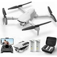 thumbnail image 5 of 4DRC F10-1080P Wifi FPV Drone with 1080P HD Camera, Headless Mode/3D Flips, RC Quadcopter for Beginners Silver white, 5 of 13