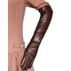 thumbnail image 1 of Guantes Largos De Cuero Guantes De Simulación Femenina Forro Sedoso Largo Sobre El Codo Manopla Elegante 50 Cm, 1 of 2