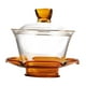 thumbnail image 3 of Juego de té de cristal Kungfu con tapa y cuenco, 150 ml, chino, duradero y transparente. Amarillo, 3 of 9