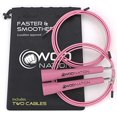 thumbnail image 2 of WOD Nation Speed Jump Rope - Blazing Fast Jumping Ropes - Endurance Workout forCrossfit, Boxing, MMA, Martial Arts or Just Staying Fit - Adjustable for Men, Women and Children, 2 of 4